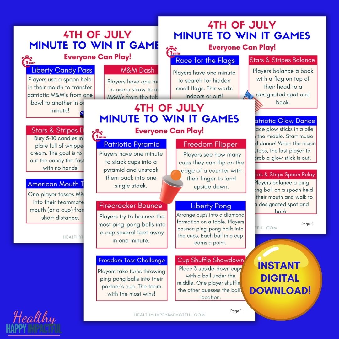 Halloween minute to win it games