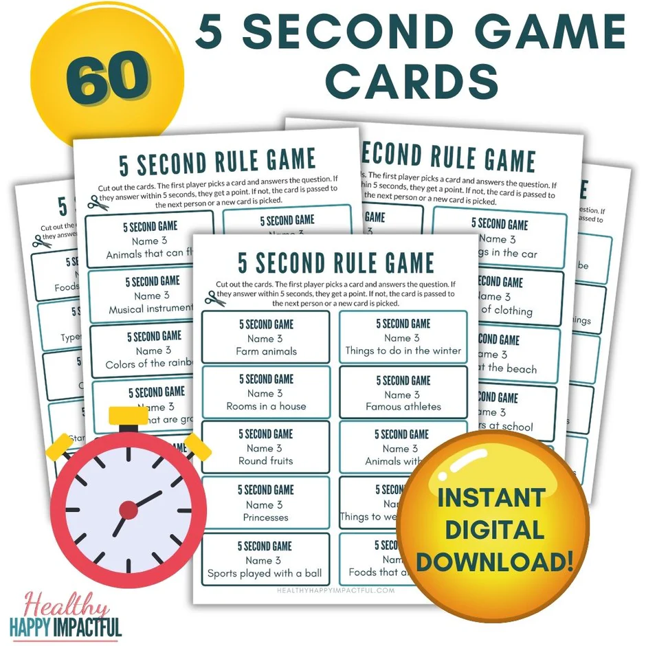 5 second game images 800 x 1200 px Facebook Post Square 940x